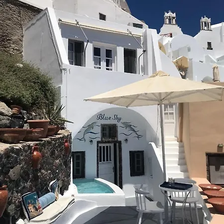 Blue Sky Cave House Villa Oia  Exterior photo